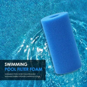 2X Reusable Foam Sponge Swimming Pool Filter Cartridge Washable For Intex Type A - Picture 1 of 8
