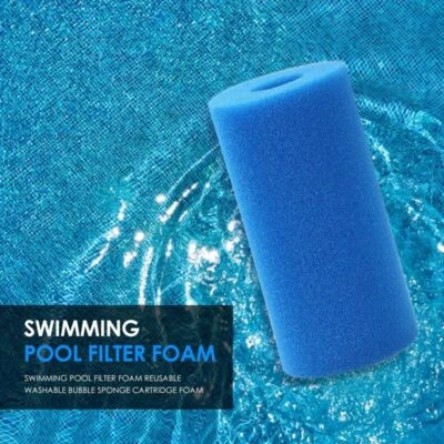 2X Reusable Foam Sponge Swimming Pool Filter Cartridge Washable For Intex Type A - Image 1 of 4