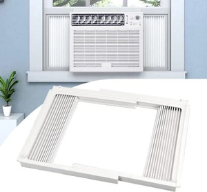 Window Air Conditioner Side Panels with Frame,Window AC Fits 5000BTU AC Units - Picture 1 of 8