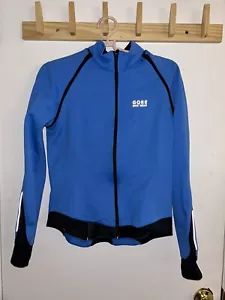 Gore Bike Wear Cycling Woman Windstopper Soft Shell Sz M Blue Long Sleeve - Picture 1 of 7