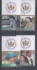 SOUTH GEORGIA 2002 MNH 50th ANNIV OF THE REIGN OF QUEEN ELIZIBETH II WITH LABELS