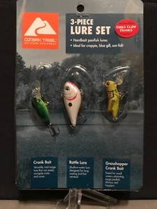 Ozark Trail 3-piece Lure Set! Hardbait Crappie, Blue Gill, Sun Fish NEW SEALED! - Picture 1 of 2