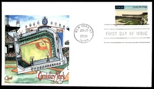 2001 Comiskey Park FDC Baseball's Legendary Playing Fields Joe Garcia Cachet - Picture 1 of 4