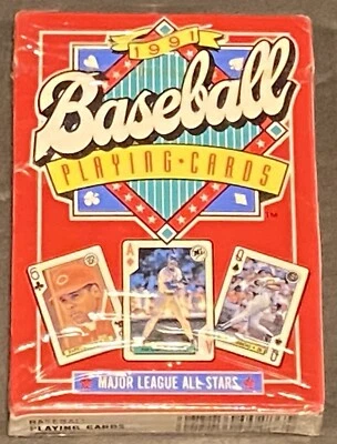 1991 Baseball U.S. Playing Cards Factory Sealed All-Stars Set FACTORY SEALED!!! - Image 1 of 2