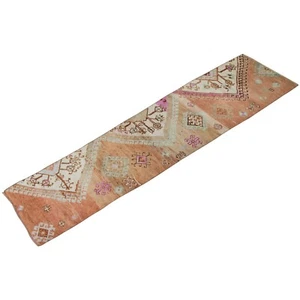 2'10 x 12' Fuß, Läufer Teppich, Vintage Teppich, Oushak Teppich, Türkischer Teppich, Flurteppich - Bild 1 von 9