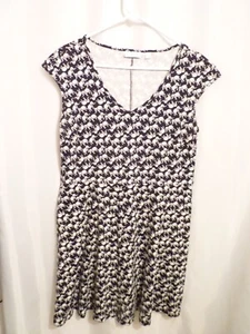 Vestido New York & Co Elephant Negro Blanco Talla XL - Imagen 1 de 4