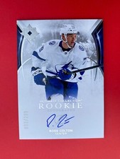 Ross Colton 2021-22 Upper Deck Ultimate Collection RC Auto #/299 Lightning UD