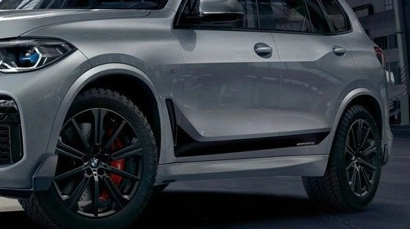 BMW OEM M Performance G05 X5 2019+ Frozen Black Stripe Decals Foil Application - Image 1 of 1