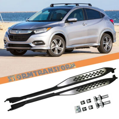 US Stock Side Steps for Honda HRV HR-V 2015-2021 Running Board Nerf Bar Aluminum - Image 1 of 4