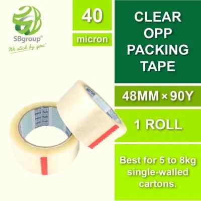 6x Opp Tape/Selotape 12mm/18mm/24mm/36mm/48mm/ Packaging Tape Transparent Tape / - Image 1 of 4