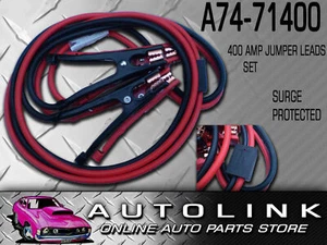 REVOLUTION 74-71400BLR JUMPER START LEADS SET 400 AMP SURGE PROTECTED 3M LONG - Picture 1 of 5