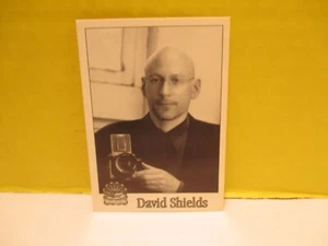 Booksmith Author Trading Card #512 DAVID SHIELDS 2002 for ENOUGH ABOUT YOU - Picture 1 of 2