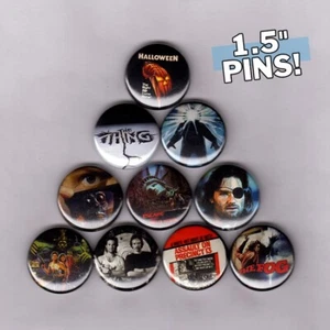 JOHN CARPENTER 1,5" PINS / BUTTONS (Horror Thing Big Trouble They Live Escape) - Bild 1 von 2