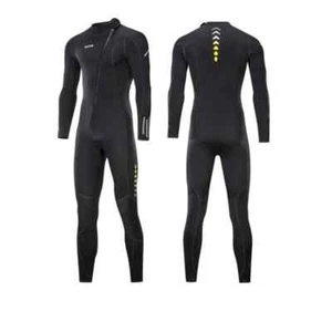 Nuevo traje de neopreno largo de 3 mm para hombre material cálido forro polar natación al aire libre - Imagen 1 de 18