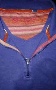 Robert Graham Pullover Pulli dunkelblau XL langarm 1/4 Reißverschluss - Bild 1 von 3