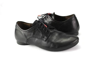Think Gr.41 Damen Halbschuhe Slipper Sneaker Loafers Leder Schwarz TOP H 335 - Bild 1 von 5
