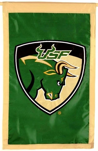 USF Bulls EG Premium 2-sided Banner Flag Applique University of South Florida Cover