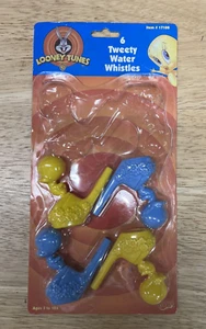 VINTAGE LOONEY TUNES TWEETY WASSERPFEIFEN 1999 - GEÖFFNET ENTHÄLT 4 von 6 - Bild 1 von 9