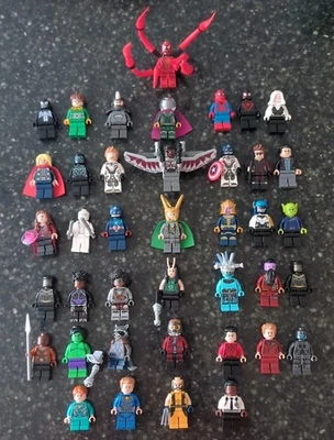 LEGO MARVEL SUPERHEROES MINIFIGURES. Spiderman, Avengers, Wolverine Etc. LOT 40 - Image 1 of 4