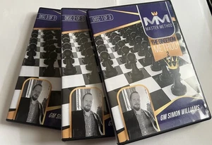 MM MASTER METHOD - The GingerGM  Method - GM Simon Williams Chess DVDs. Set Of 3 - Bild 1 von 6