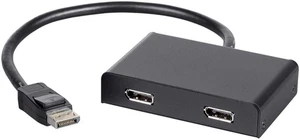 Displayport 1.2 to Displayport Multi-Stream Transport (MST) Hub - 2-Port, DP to - Picture 1 of 12
