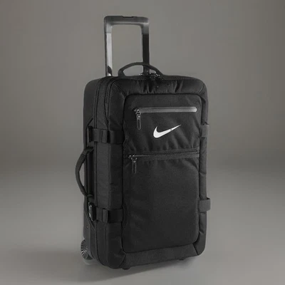 Nike FIFTYONE49 Cabin Roller Bag 2 Wheeled Suitcase Luggage Black PBZ277-001 NEW - Image 1 of 4