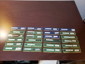 Lote mixto de 24 tarjetas RAM para computadora - ¡Más de 146 GB de RAM! 2, 4, 8, 16 GB - Imagen 1 de 17