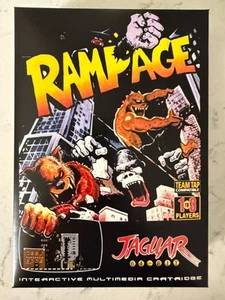Rampage Atari Jaguar Cartridge In Box Rare Game - Picture 1 of 3