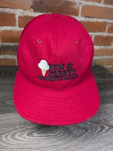 Rare Vintage Ben & Jerry’s Snapback Hat Red OSFA Vermont's Finest, Made In USA - Bild 1 von 8