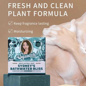 Dr. Squatch Sydney Sweeney Bathwater Bliss Bar Soap Men's Soap Fast - Picture 1 of 10