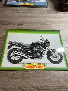 FICHE MOTO PASSION ATLAS HONDA CB SEVEN FIFTY - Picture 1 of 2