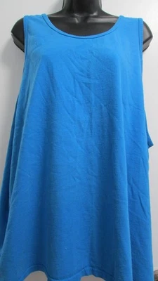 Camiseta sin mangas 2XL azul sin mangas profundas para mujer POR Fruit of the Loom Foto 1 de 4