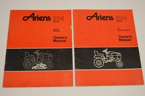 Ariens 934 & 834 Garden Tractor Operator Manual (1986) & Brochure (1987) - Picture 1 of 11
