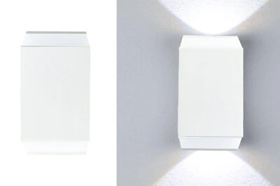 Applique Led Lampada Parete 6W Rettangolare Luce Fredda Interno Esterno FD-8 - Immagine 1 di 4
