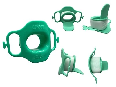 ENDURE INDUSTRIES Disposable Medical Bite Block with Teeth Protector for Airway Management, 5 Pack