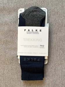 2 Paar Falke TK2 Cool Blau 39/40 Damen Wandersocken Trekkingsocken Socken NEU - Bild 1 von 2