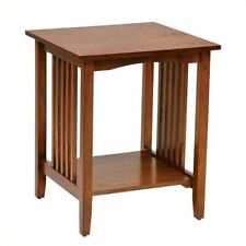 Pemberly Row Side Table in Ash Brown Finish by OSP Home Furnishings