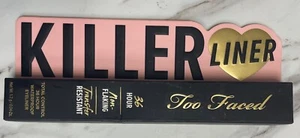 Delineador de ojos Too Faced Killer Black Killer Control total 36 horas gel impermeable  - Imagen 1 de 2