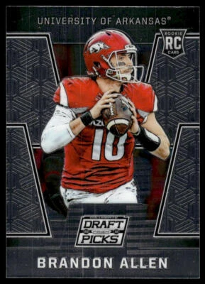 2016 Panini Prizm Collegiate Draft Picks #164 Brandon Allen Arkansas Razorbacks - Image 1 of 2