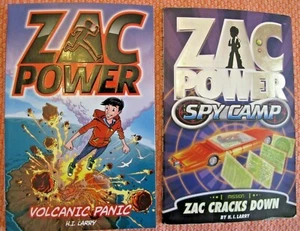 ZAC POWER: VOLCANIC PANIC / ZAC CRACKS DOWN, H.I. Larry, Hardie Grant Egmont - Bild 1 von 2