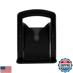Bagel Slicer for Home, Perfect for Bagels, Bagel Cutter Stainless Steel (Blac - Picture 1 of 5
