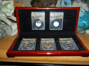 2011 S Nationalpark Quartier Silber 5 Stk. Set Erstschlag ANACS PR 70 DCAM - Bild 1 von 15