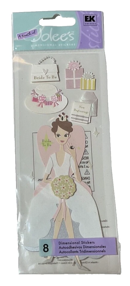 Jolee's Bridal Shower Dimensional Stickers - Wedding Accessories SPJJ049