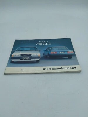 Libretto Manuale Uso Manutenzione Volvo 740 GLE Auto Epoca Ricambi Accessori... - Immagine 1 di 4