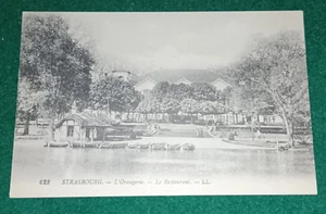 CPA 67 STRASBOURG - L'Orangerie - Le Restaurant - Imagen 1 de 2