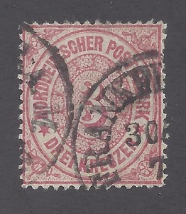 1869 Northern German Postal Dist. 3 Gr Scott # 21 - Picture 1 of 1