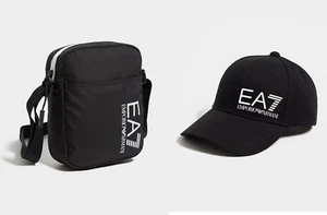 Emporio Armani Mens EA7 Gloss Logo Cap + EA7 Small Pouch Free Delivery - Picture 1 of 9
