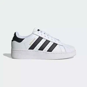 adidas Originals Superstar XLG White Black Gold Men Unisex Casual Shoes IF9995 - Picture 1 of 7