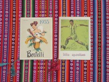 N°2 MINI CALENDARI DEL 1955 'BERTELLI' E DEL 1956 'VITA SPORTIVA'