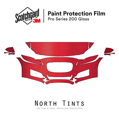 Jaguar XF 2016-2020 Serie 3M Pro Película de Protección de Pintura Precortada Sujetador Transparente Kit PPF Foto 1 de 4